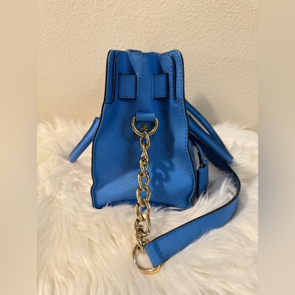 Michael Kors Heritage Blue Hamilton Satchel - Picture 5 of 16